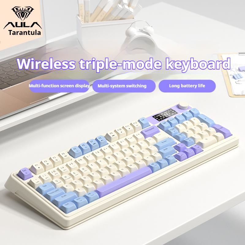 Gaming Keyboard No Noise - لوحة مفاتيح ألعاب لاسلكية AULA S99