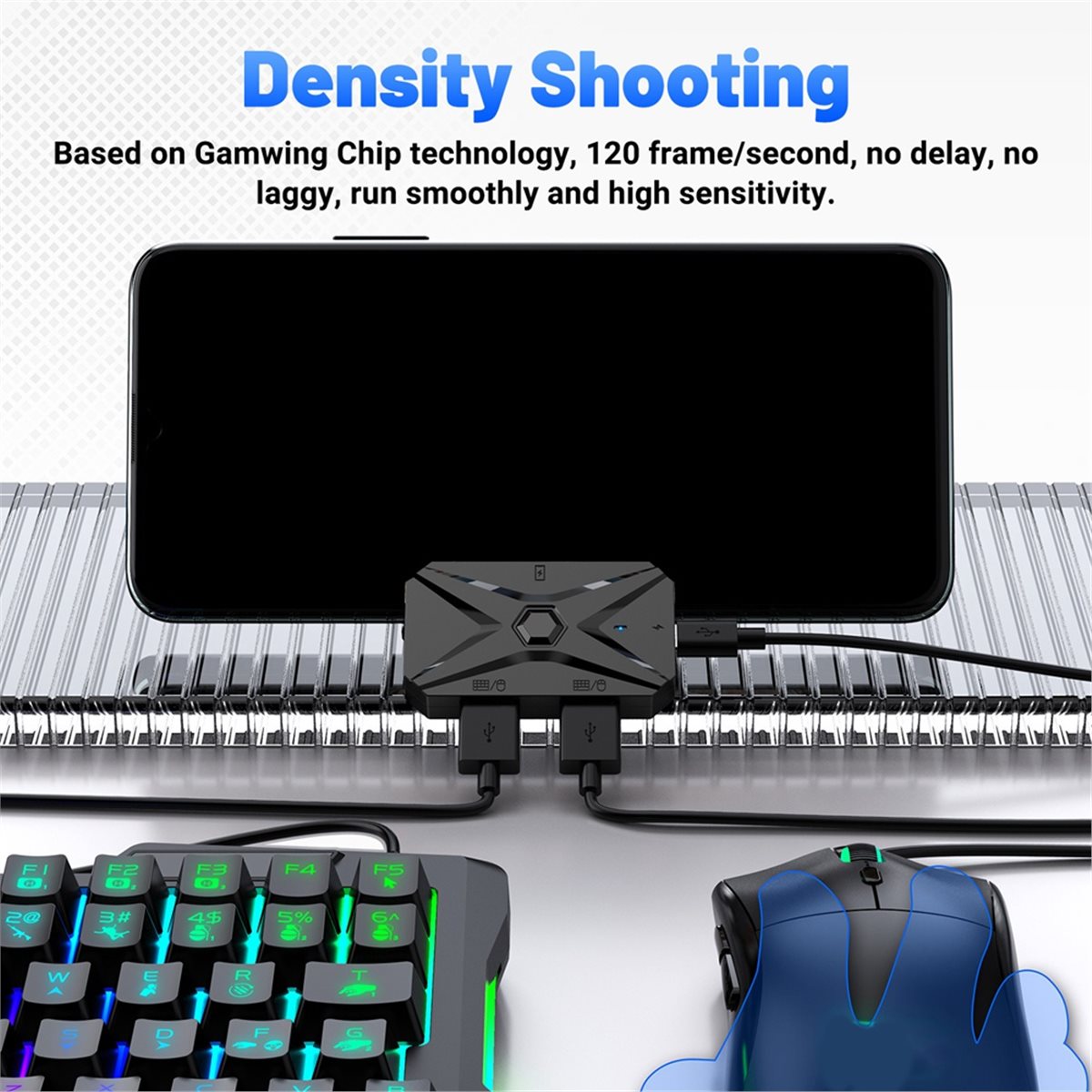 Gaming Keyboard And Mouse Converter For Mobile - مجموعة محول ألعاب ABGN للهواتف المحمولة،