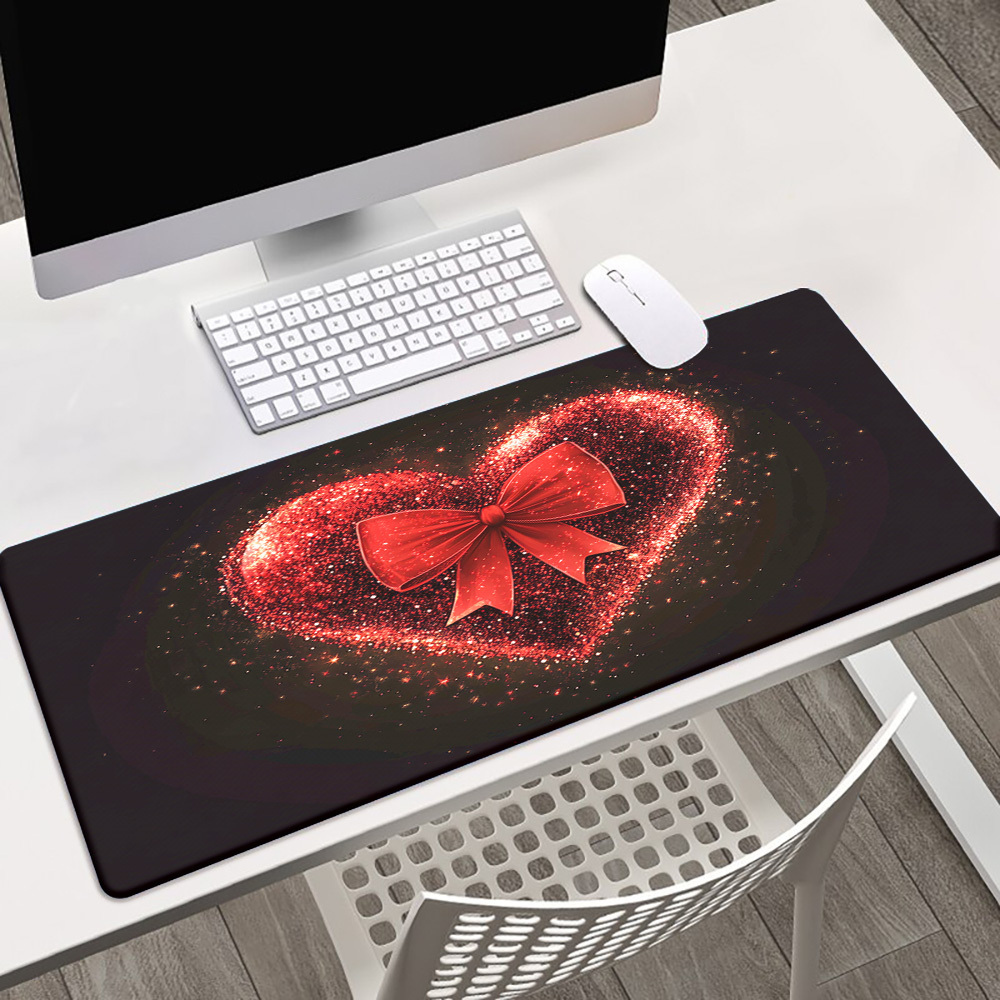 Gaming Keyboard Brand - بساط ماوس للألعاب بتصميم قلب وقوس