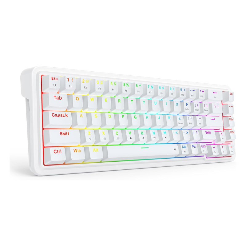 Gaming Keyboard No Noise - Redragon K709 65% حشية سلكية RGB
