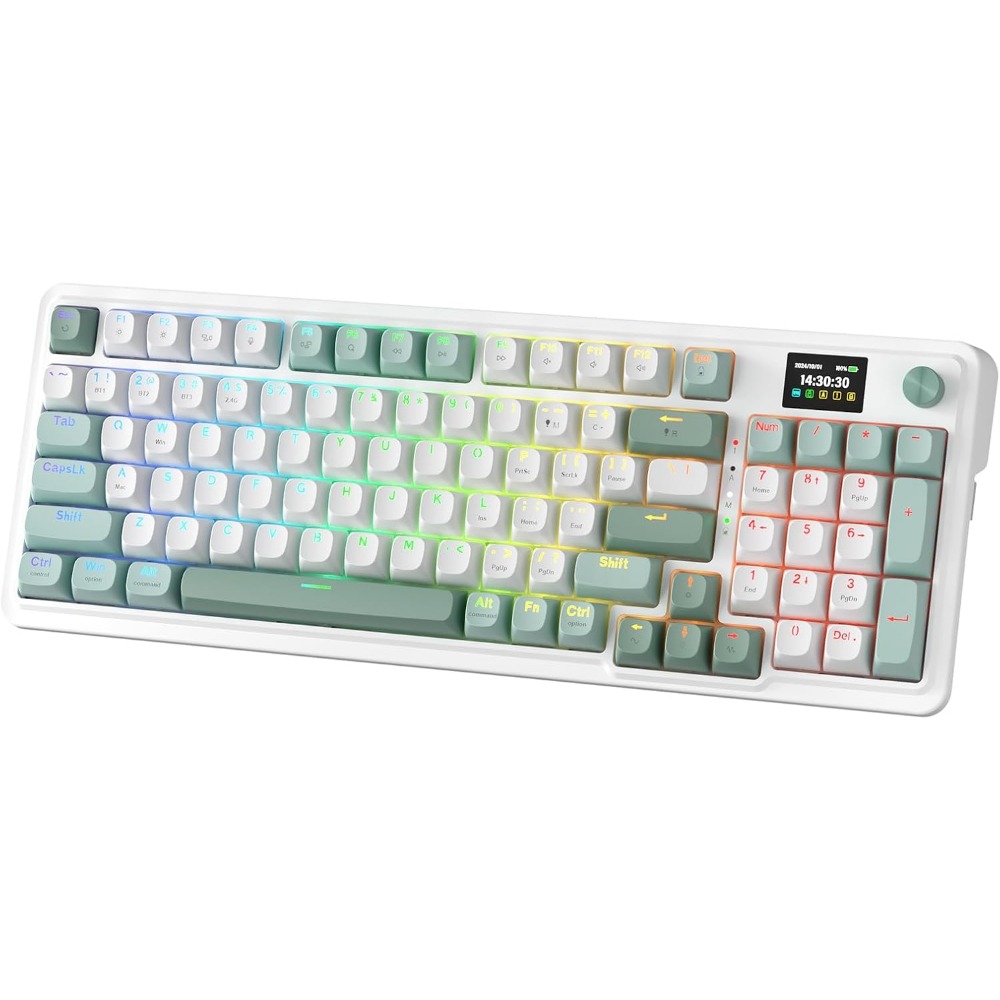 Gaming Keyboard No Noise - لوحة مفاتيح لاسلكية للألعاب بـ 95
