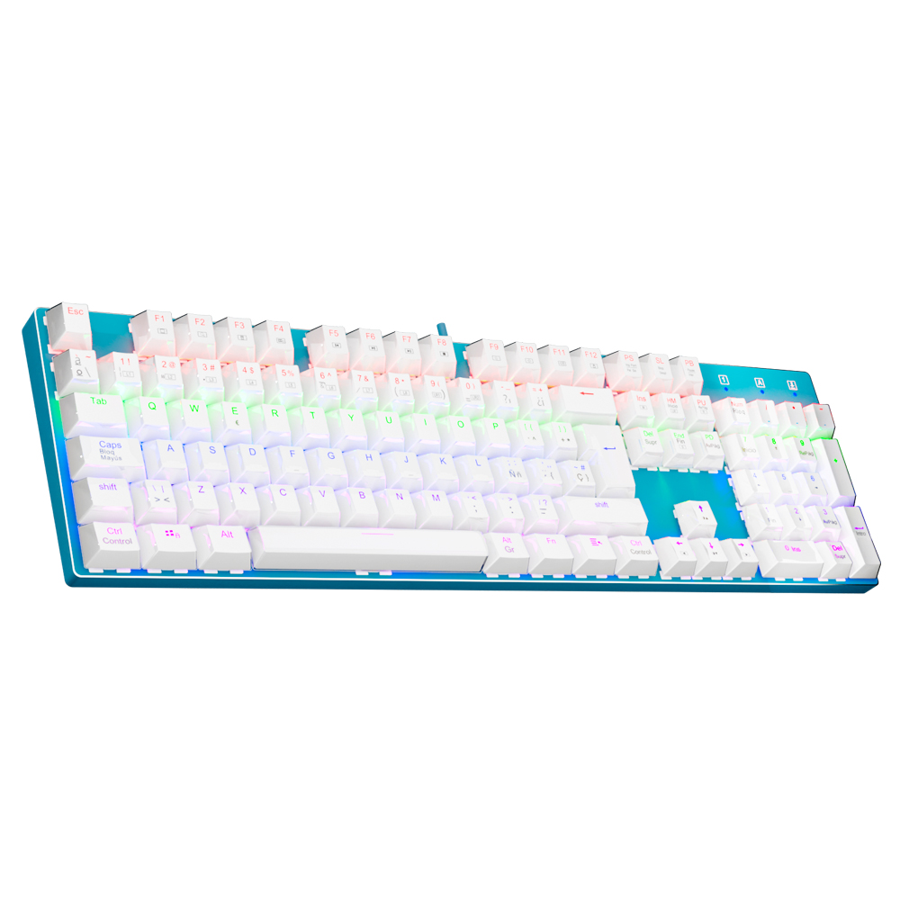 Gaming Keyboard Blue Switches - لوحة مفاتيح ميكانيكية سلكية للألعاب E-YOOSO