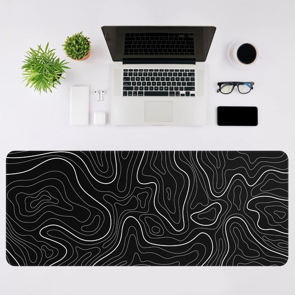 Gaming Keyboard Nearby - لوحة ماوس للألعاب احترافية بتصميم طبوغرافي،