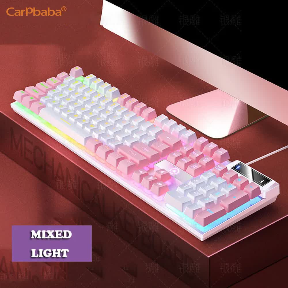 Gaming Keyboard Mobile - Carpbaba K500 104 مفتاح USB لوحة