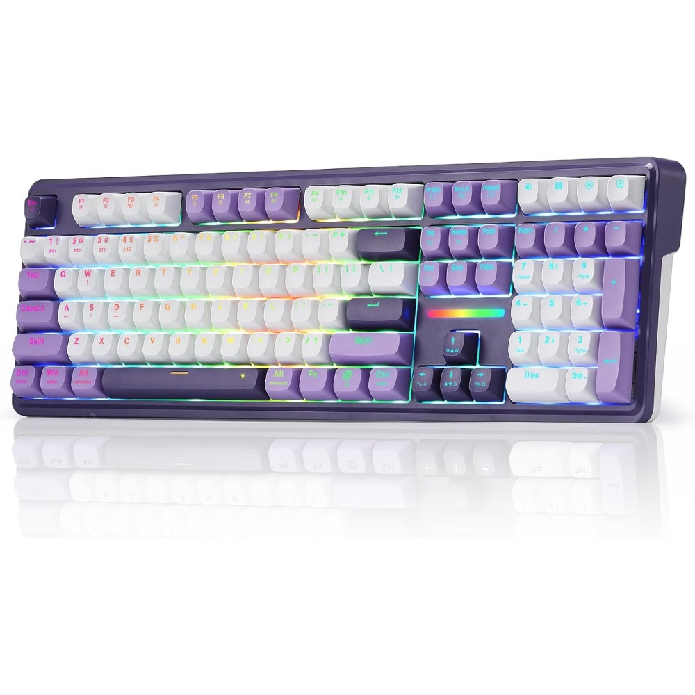 Gaming Keyboard No Noise - لوحة مفاتيح ميكانيكية لاسلكية للألعاب مع