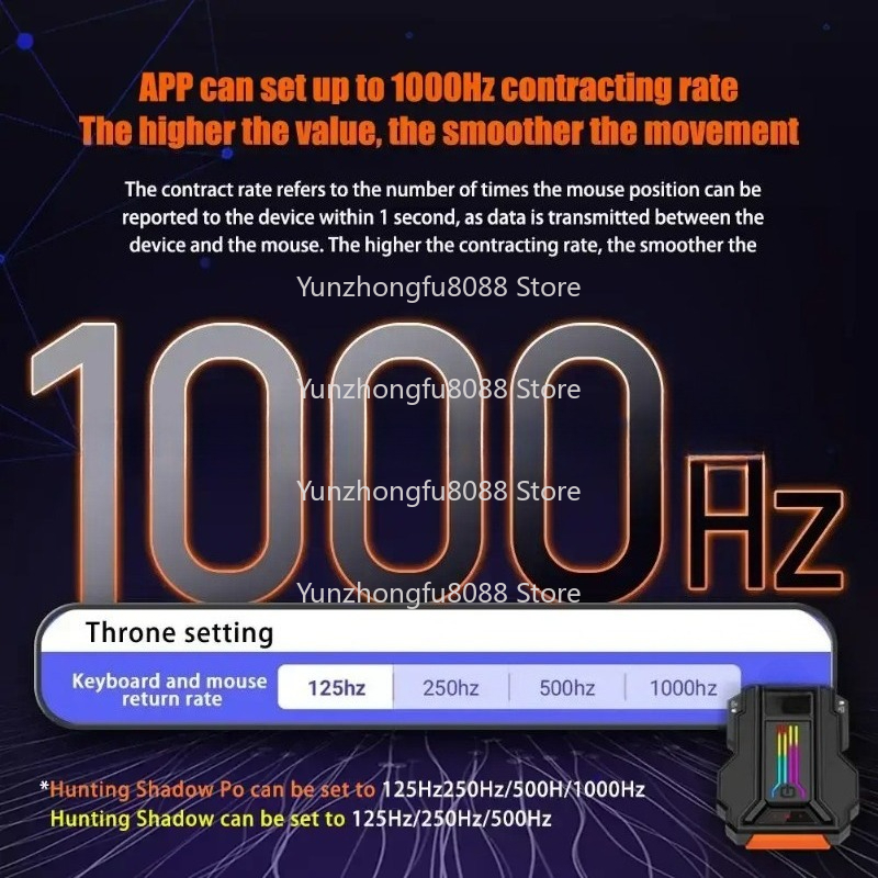 Gaming Keyboard And Mouse Converter For Mobile - Hunter 1 قطعة محول ماوس ألعاب