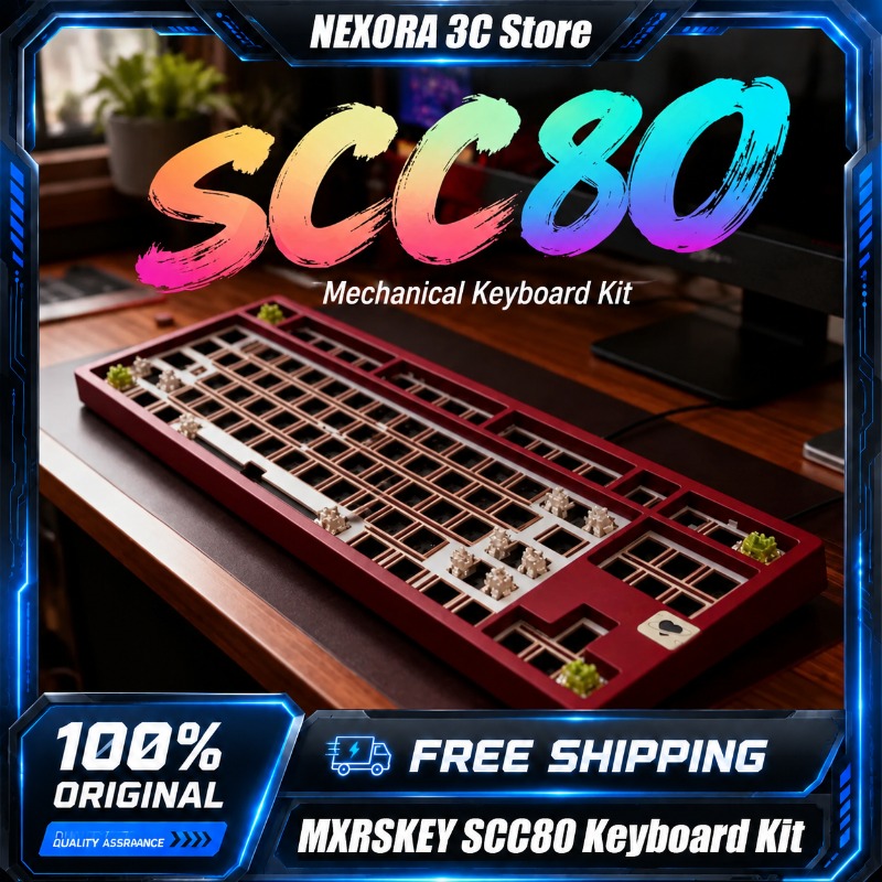 Gaming Keyboard Tkl - لوحة مفاتيح ميكانيكية مخصصة MXRSKEY SCC80،