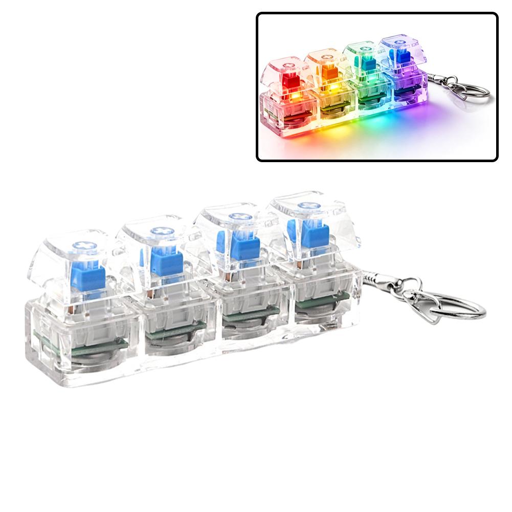 Mechanical Switch Tester - سلسلة مفاتيح LED مضيئة، جهاز اختبار