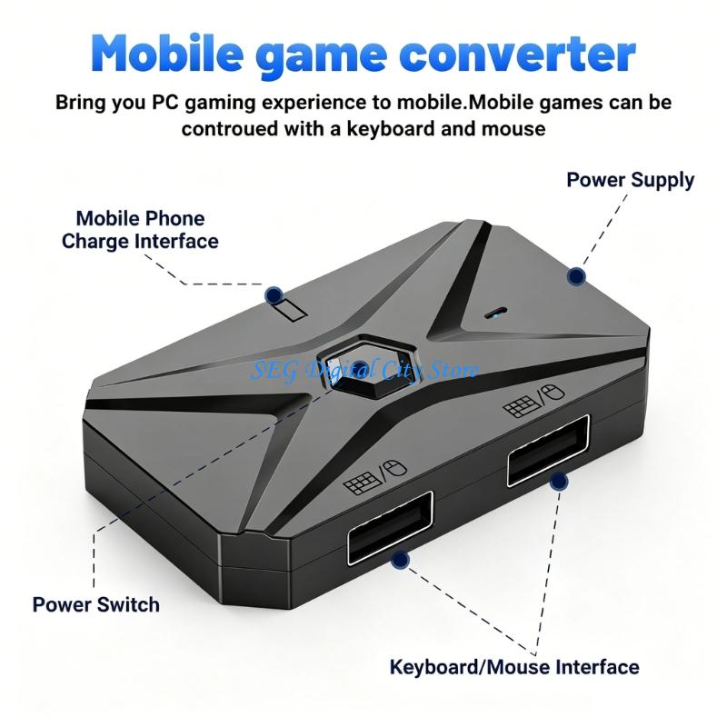 Gaming Keyboard And Mouse Converter For Mobile - محول ماوس لوحة مفاتيح ألعاب الهاتف