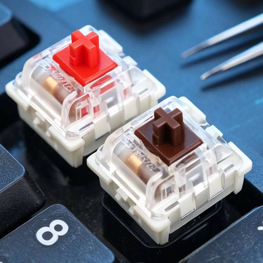 1-150 قطعة مفاتيح لوحة مفاتيح  - مراجعة Gaming Keyboard Blue Switches وسعره