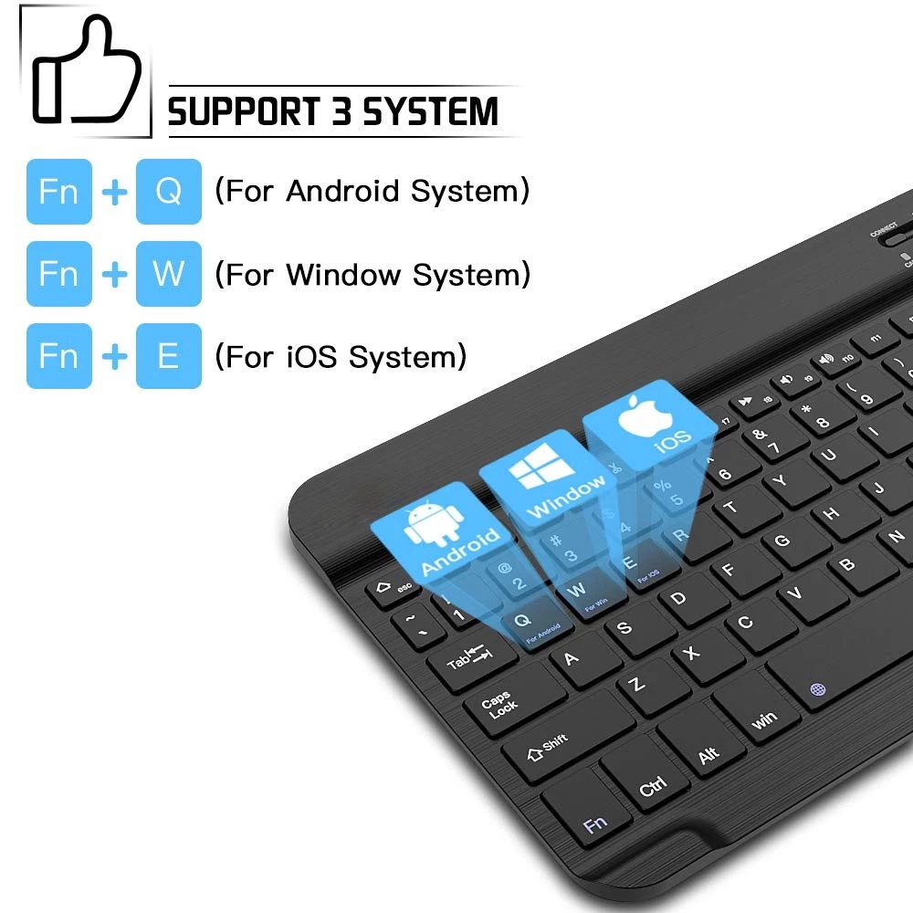 لوحة مفاتيح لاسلكية عالمية لها - مراجعة Gaming Keyboard Wireless وسعره
