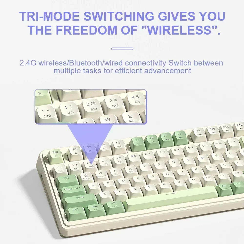 لوحة مفاتيح ألعاب لاسلكية AULA - مراجعة Gaming Keyboard No Noise وسعره