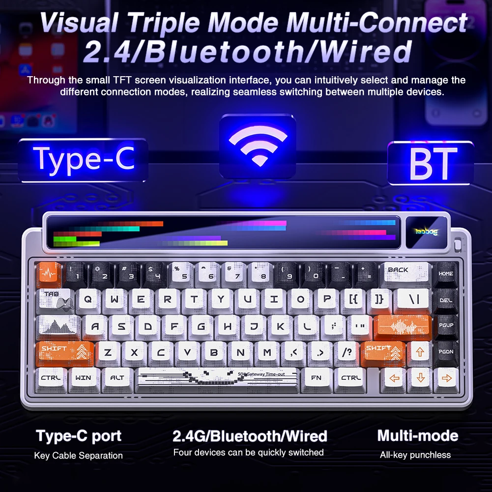 لوحة مفاتيح ميكانيكية لاسلكية  - مراجعة Gaming Keyboard No Noise وسعره