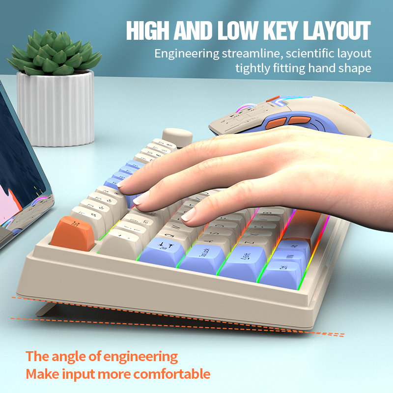 مجموعة لوحة مفاتيح وماوس لاسلك - مراجعة Gaming Keyboard Bluetooth وسعره