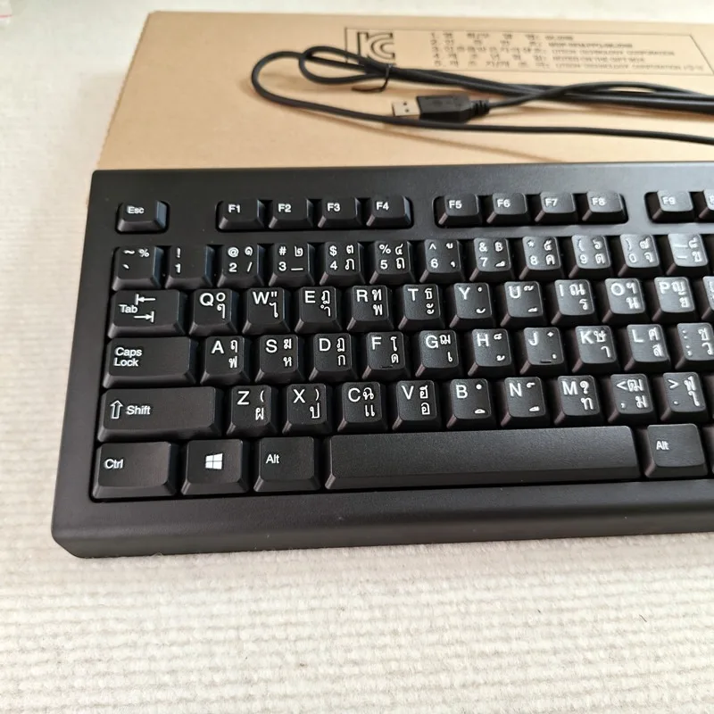 لوحة مفاتيح سلكية بتصميم تايلا - مراجعة Gaming Keyboard Blue Switches وسعره