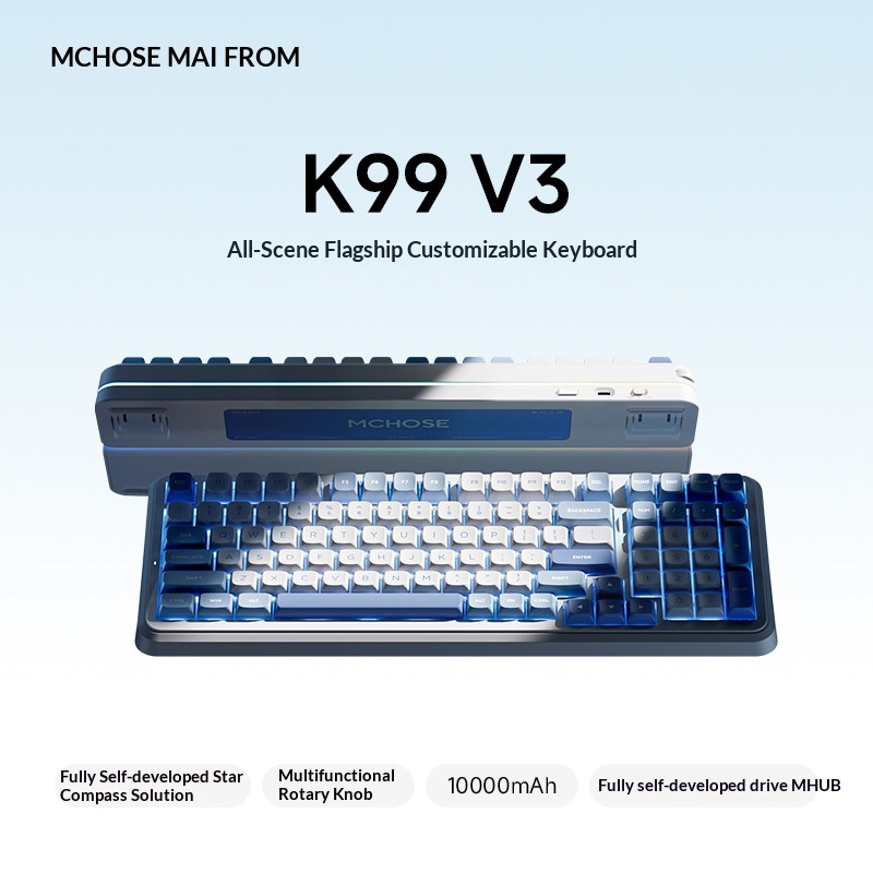 لوحة مفاتيح ميكانيكية قابلة لل - مراجعة Gaming Keyboard Wireless وسعره