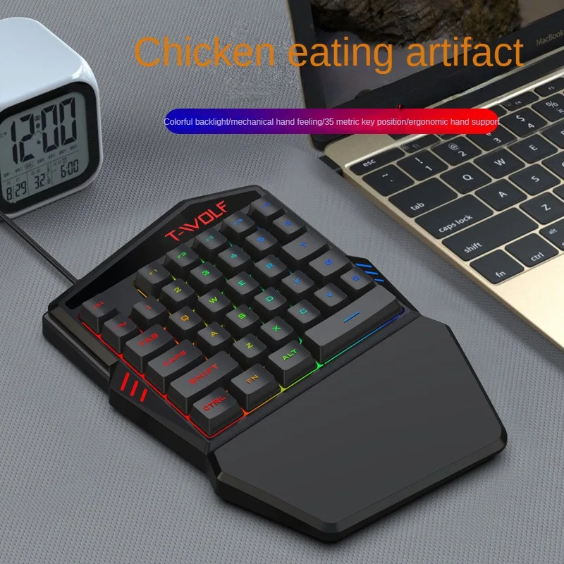 طقم لوحة مفاتيح بيد واحدة ، لع - مراجعة Gaming Keyboard Mobile وسعره