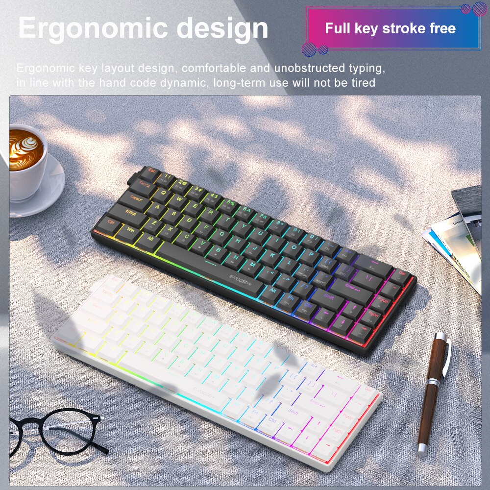لوحة مفاتيح الألعاب الميكانيكي - مراجعة Gaming Keyboard Mobile وسعره