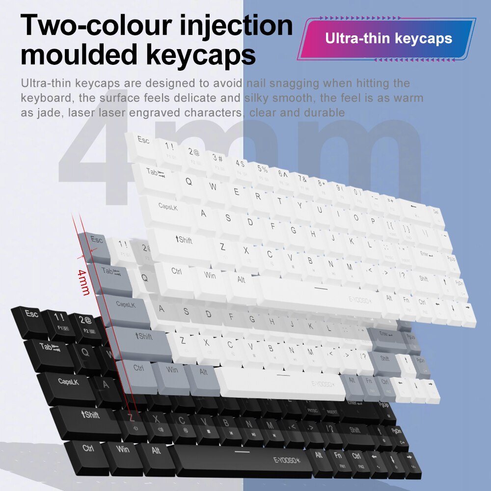 لوحة مفاتيح الألعاب الميكانيكي - مراجعة Gaming Keyboard Mobile وسعره