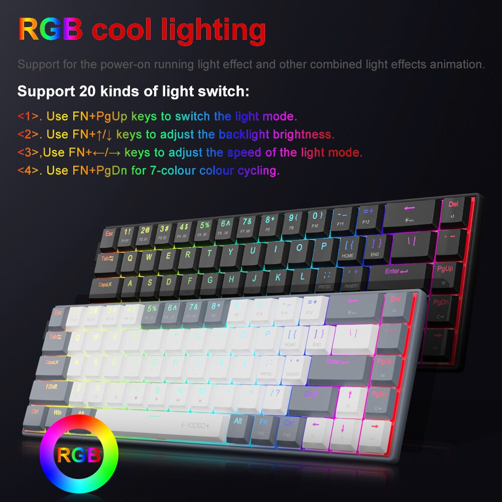 لوحة مفاتيح الألعاب الميكانيكي - مراجعة Gaming Keyboard Mobile وسعره