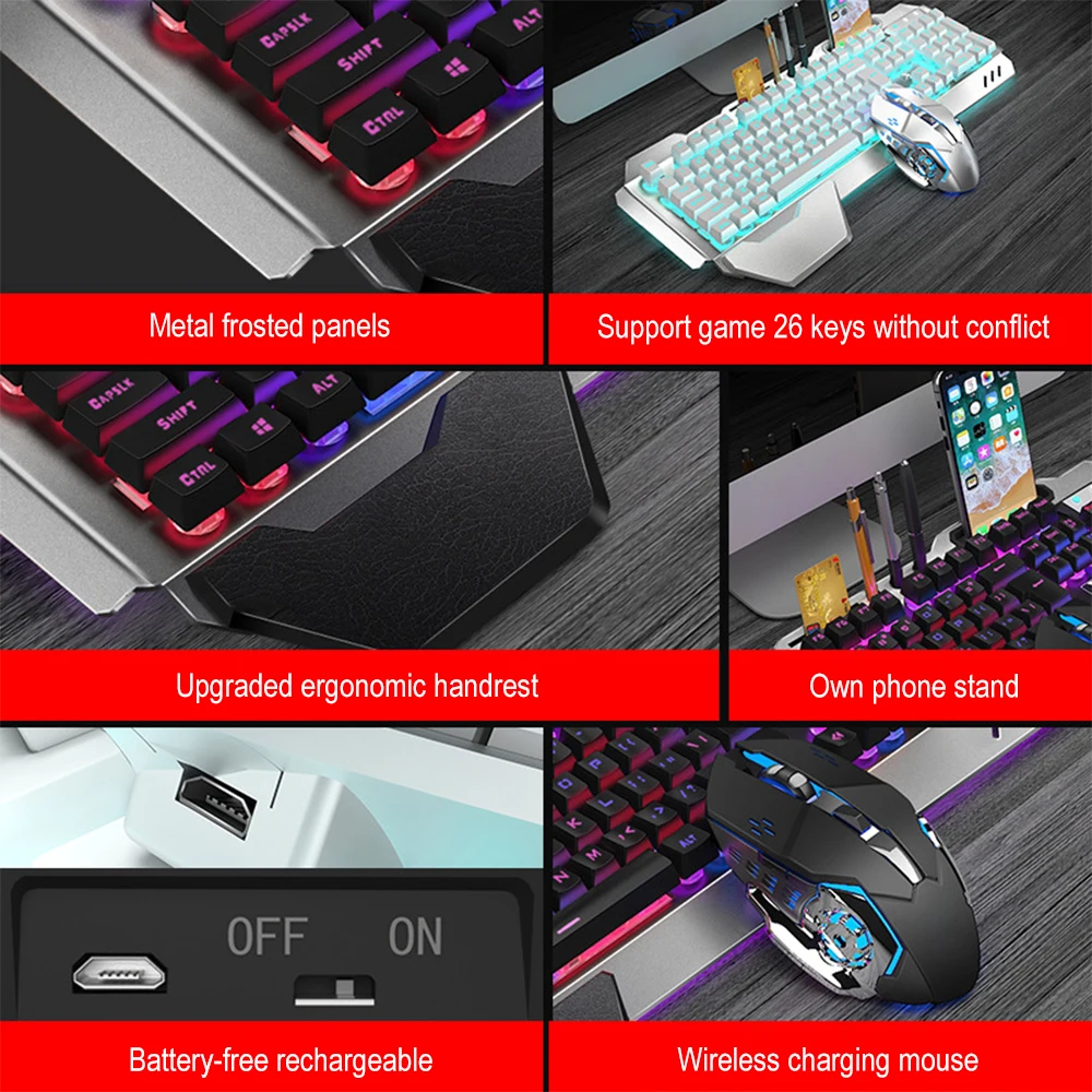 K680 لوحة مفاتيح وماوس لاسلكي  - مراجعة Gaming Keyboard Bluetooth وسعره