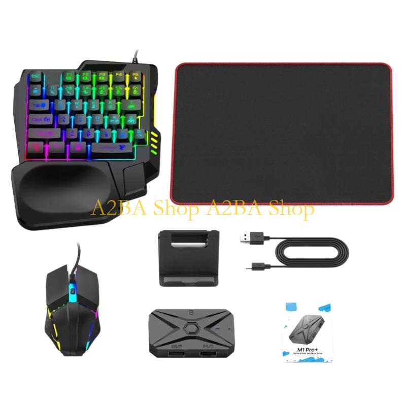 A2BA محول ماوس لوحة المفاتيح ا - مراجعة Gaming Keyboard And Mouse Converter For Mobile وسعره