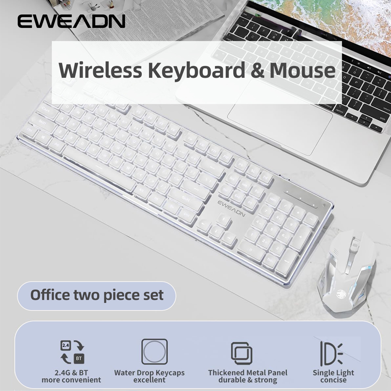 مجموعة لوحة مفاتيح وماوس مكتبي - مراجعة Gaming Keyboard Bluetooth وسعره