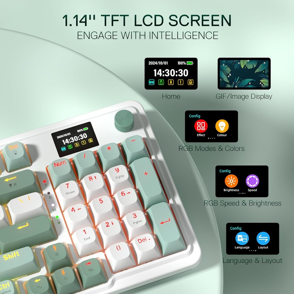 لوحة مفاتيح لاسلكية للألعاب بـ - مراجعة Gaming Keyboard No Noise وسعره