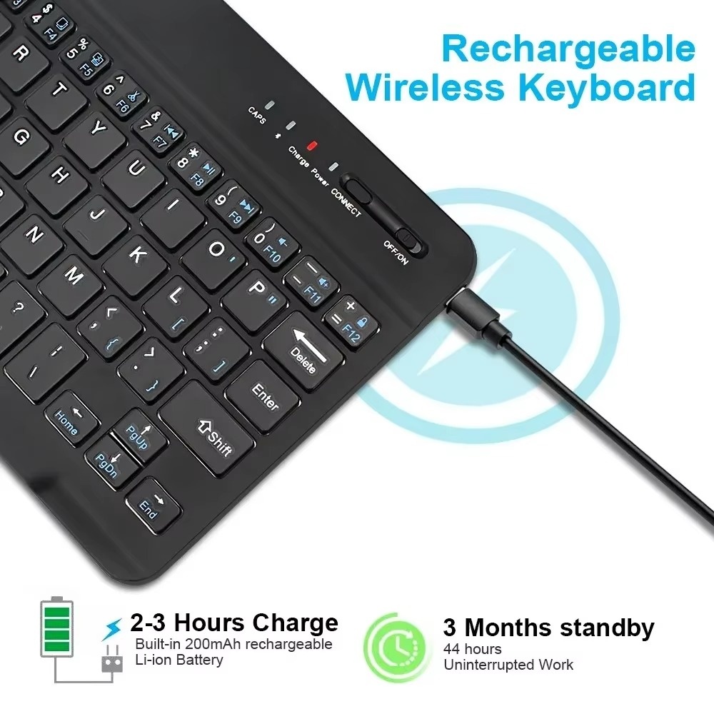 لوحة مفاتيح بلوتوث 5.0 لاسلكية - مراجعة Gaming Keyboard Wireless وسعره
