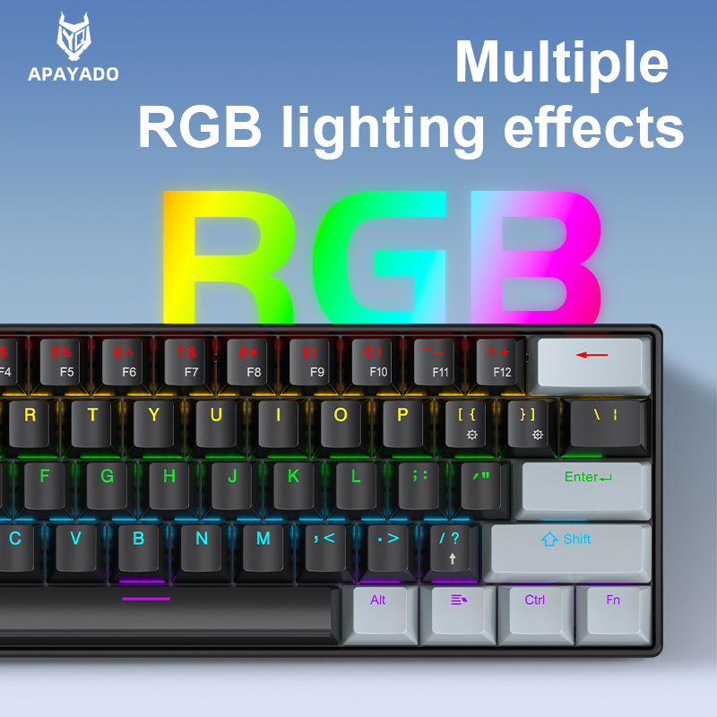 لوحة مفاتيح ميكانيكية صغيرة من - مراجعة Gaming Keyboard Blue Switches وسعره