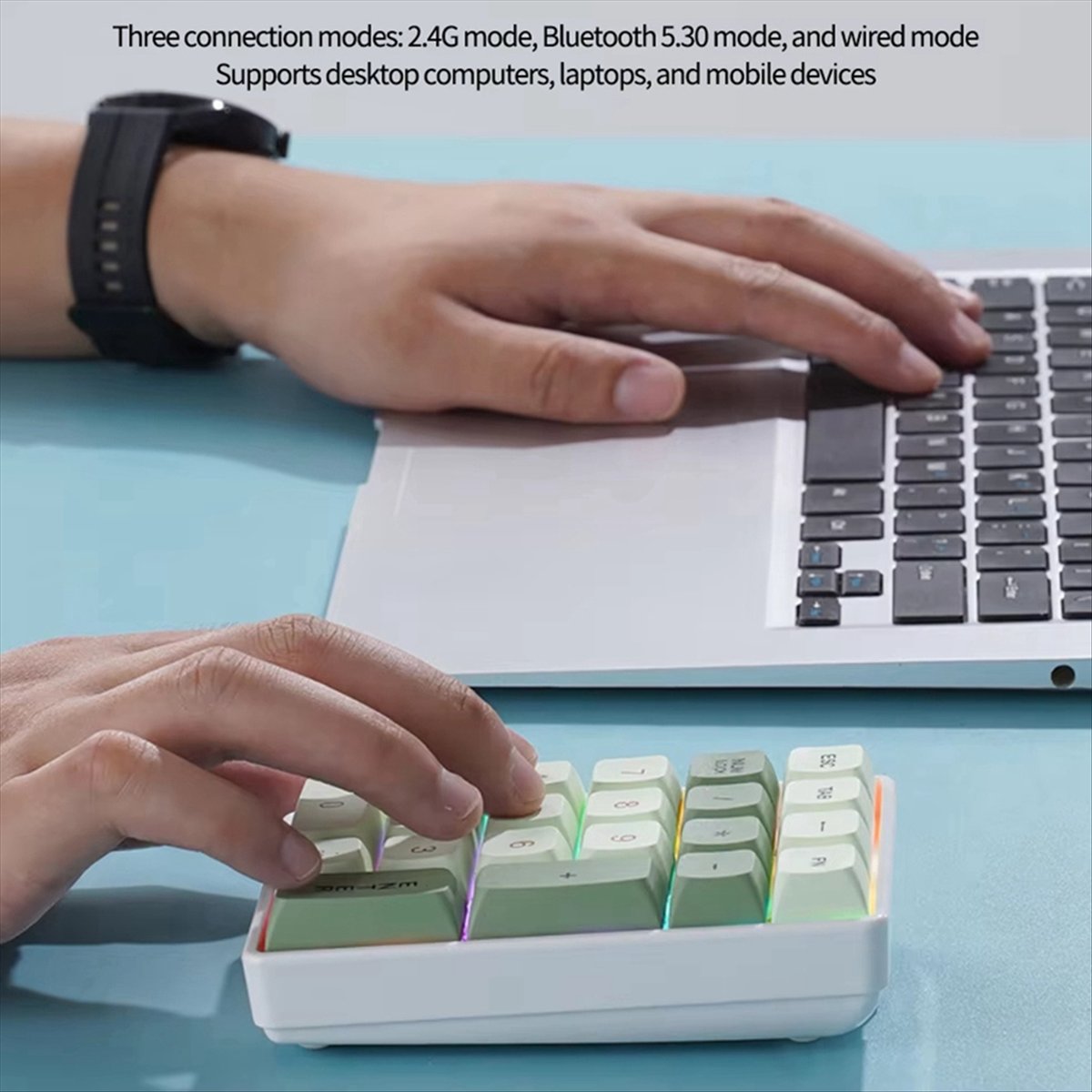 لوحة مفاتيح رقمية صغيرة N86R ب - مراجعة Gaming Keyboard No Number Pad وسعره