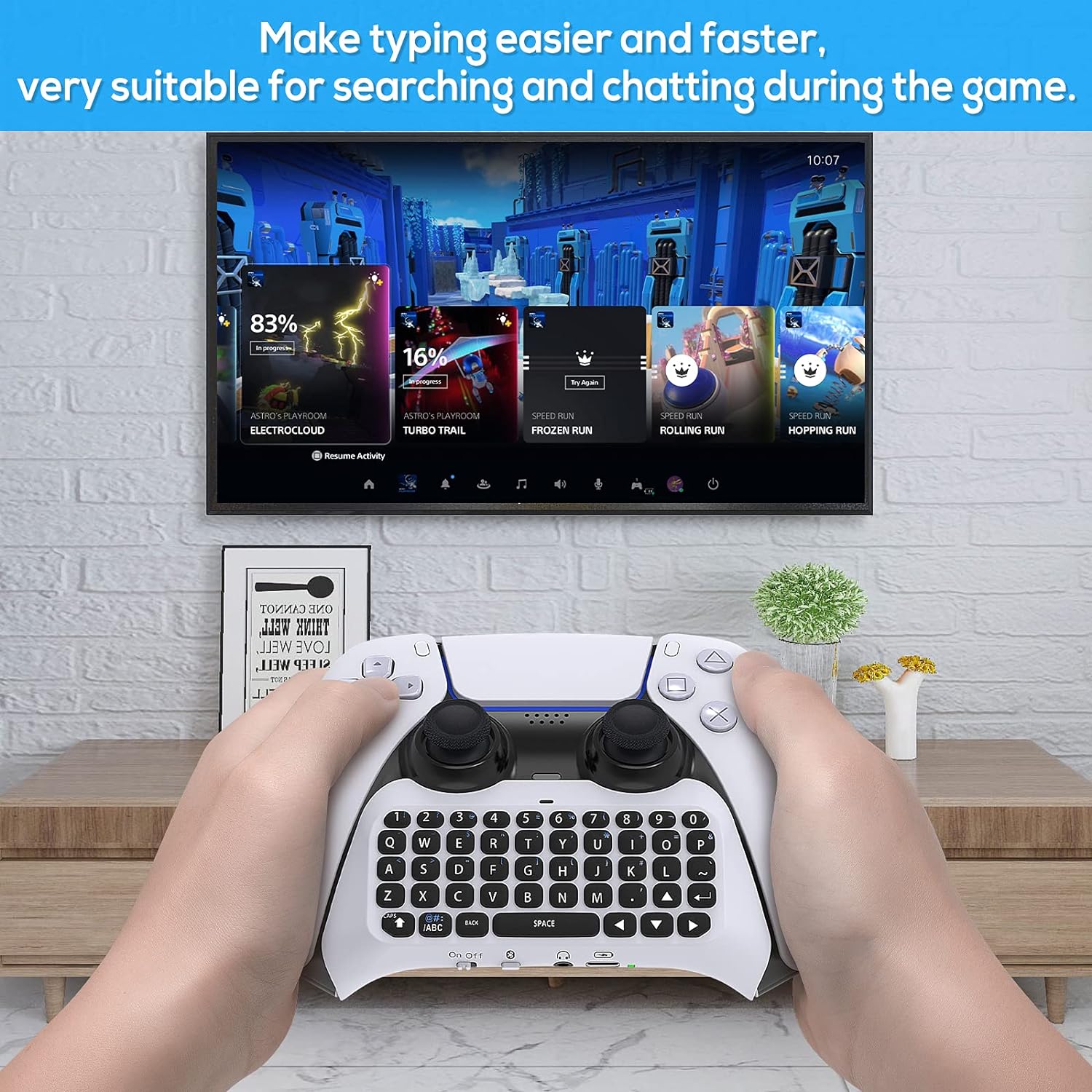 ملحقات تحكم DualSense ل DualSe - مراجعة Gaming Keyboard Bluetooth وسعره