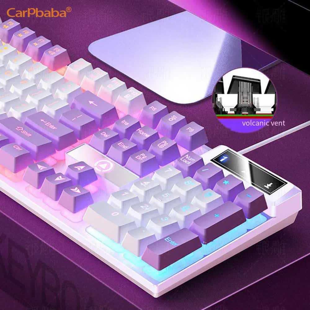 Carpbaba K500 104 مفتاح USB لو - مراجعة Gaming Keyboard Mobile وسعره