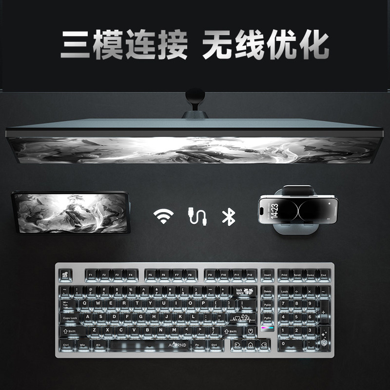 لوحة مفاتيح ميكانيكية لاسلكية  - مراجعة Gaming Keyboard Wireless وسعره