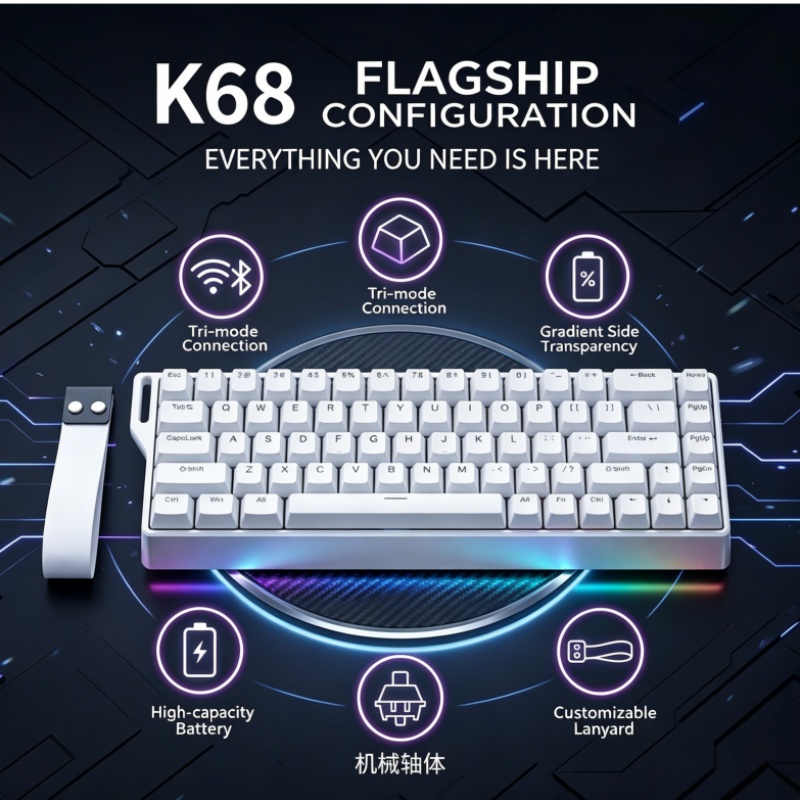 لوحة مفاتيح ميكانيكية لاسلكية  - مراجعة Gaming Keyboard Blue Switches وسعره