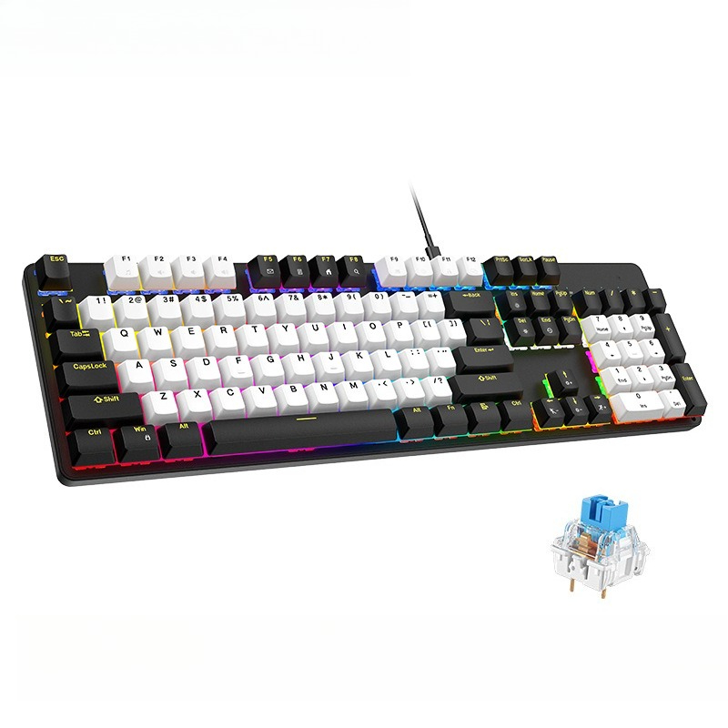 لوحة مفاتيح ميكانيكية للألعاب  - مراجعة Gaming Keyboard No Noise وسعره