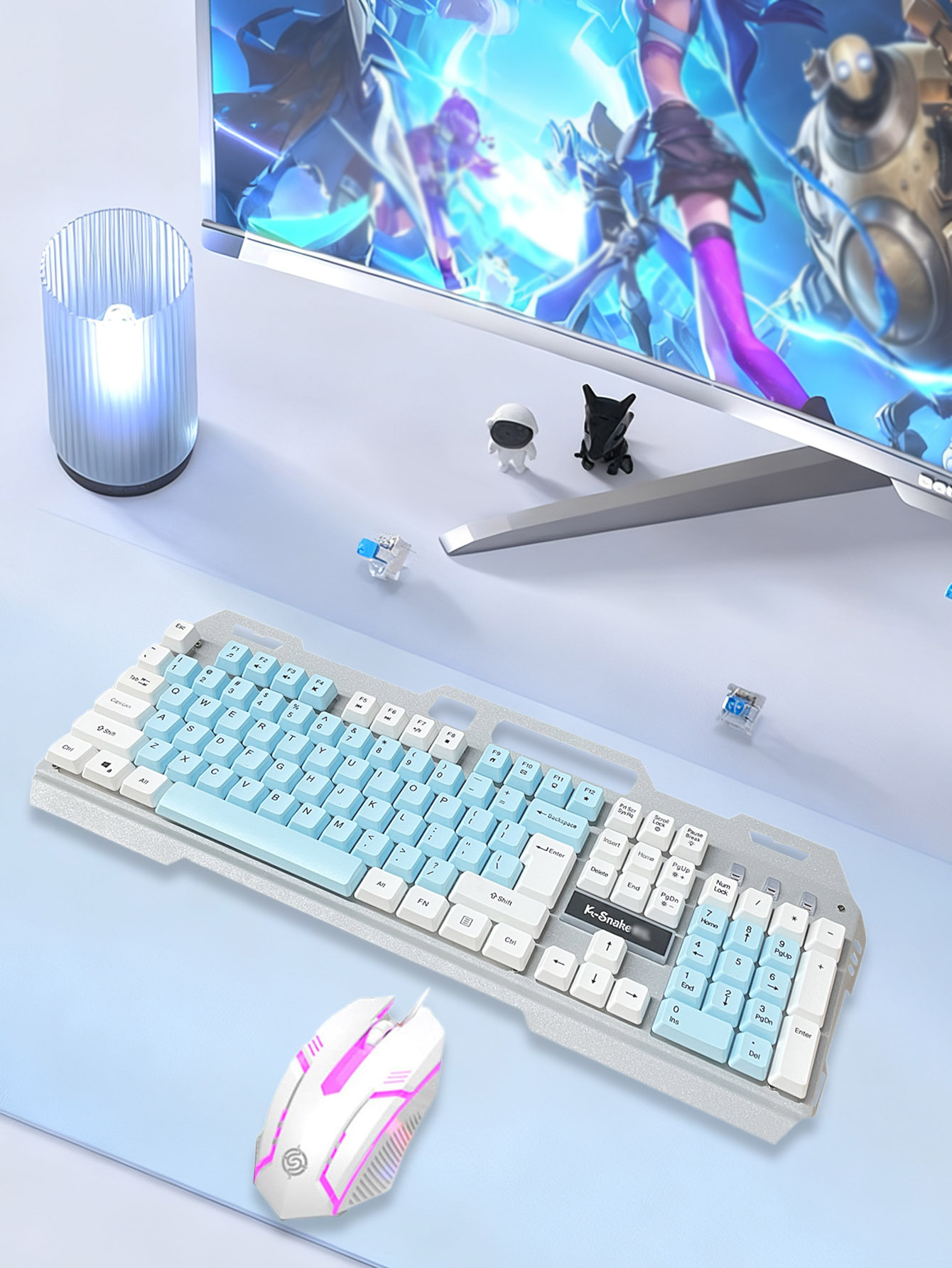 مجموعة لوحة مفاتيح وماوس سلكية - مراجعة Gaming Keyboard Not Working وسعره