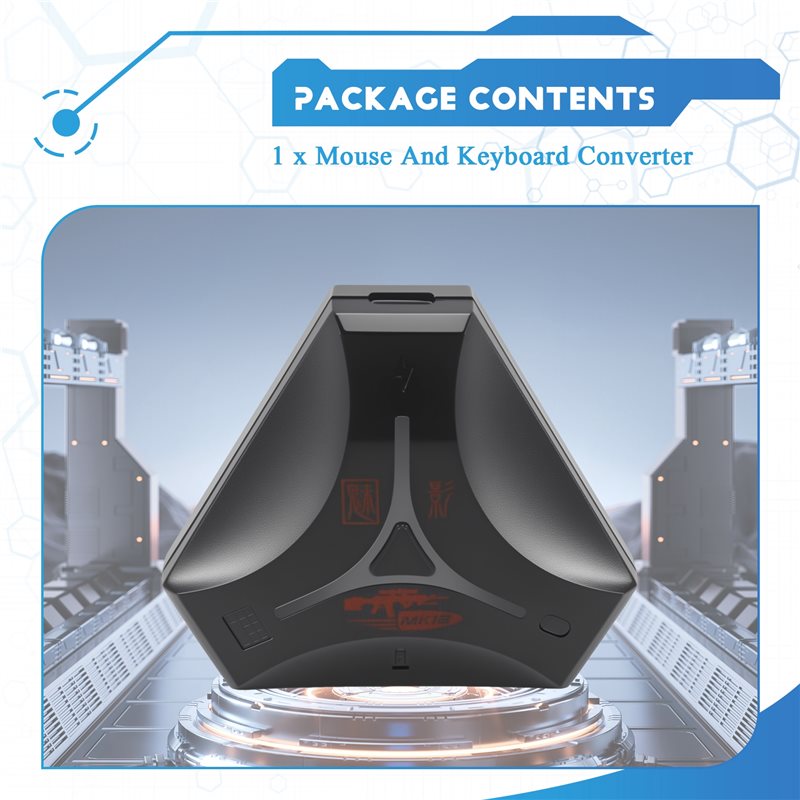 وحدة تحكم جديدة للألعاب MK12 ق - مراجعة Gaming Keyboard And Mouse Converter For Mobile وسعره