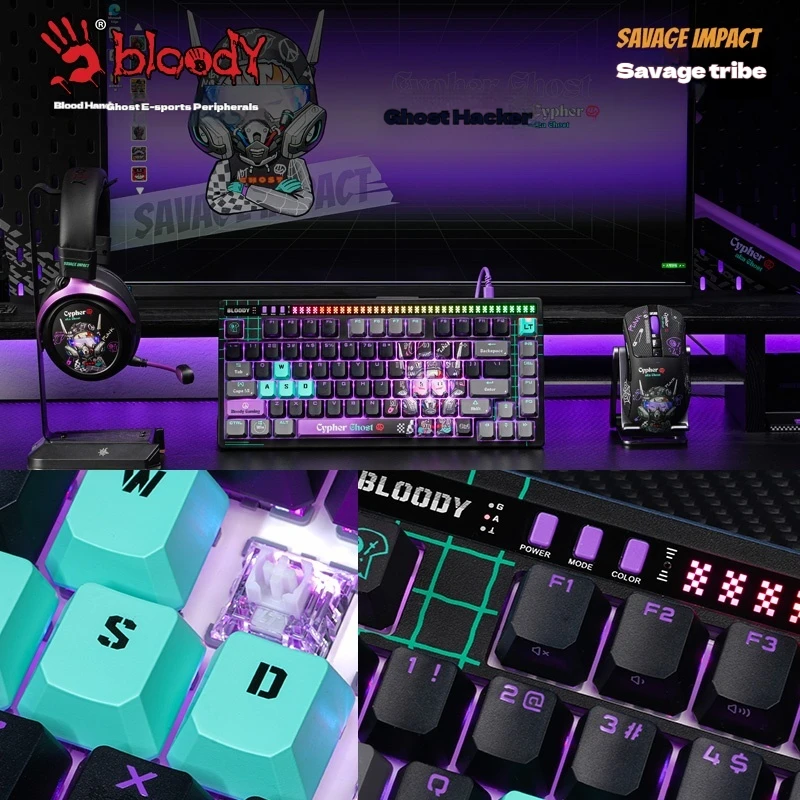 A4Tech Bloody Savage Impact AT - مراجعة Gaming Keyboard No Noise وسعره