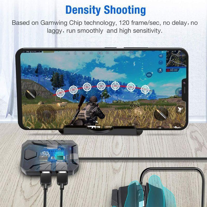 لوحة ألعاب F62C لـ Mobile المت - مراجعة Gaming Keyboard And Mouse Converter For Mobile وسعره