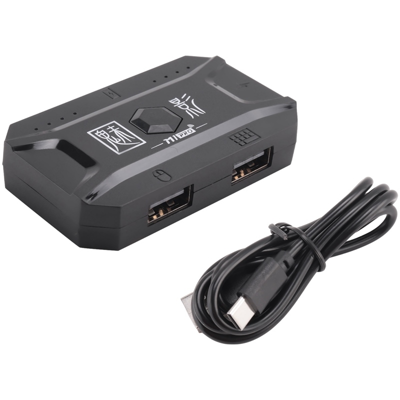 10X التوصيل والتشغيل غمبد ل PU - مراجعة Gaming Keyboard And Mouse Converter For Mobile وسعره
