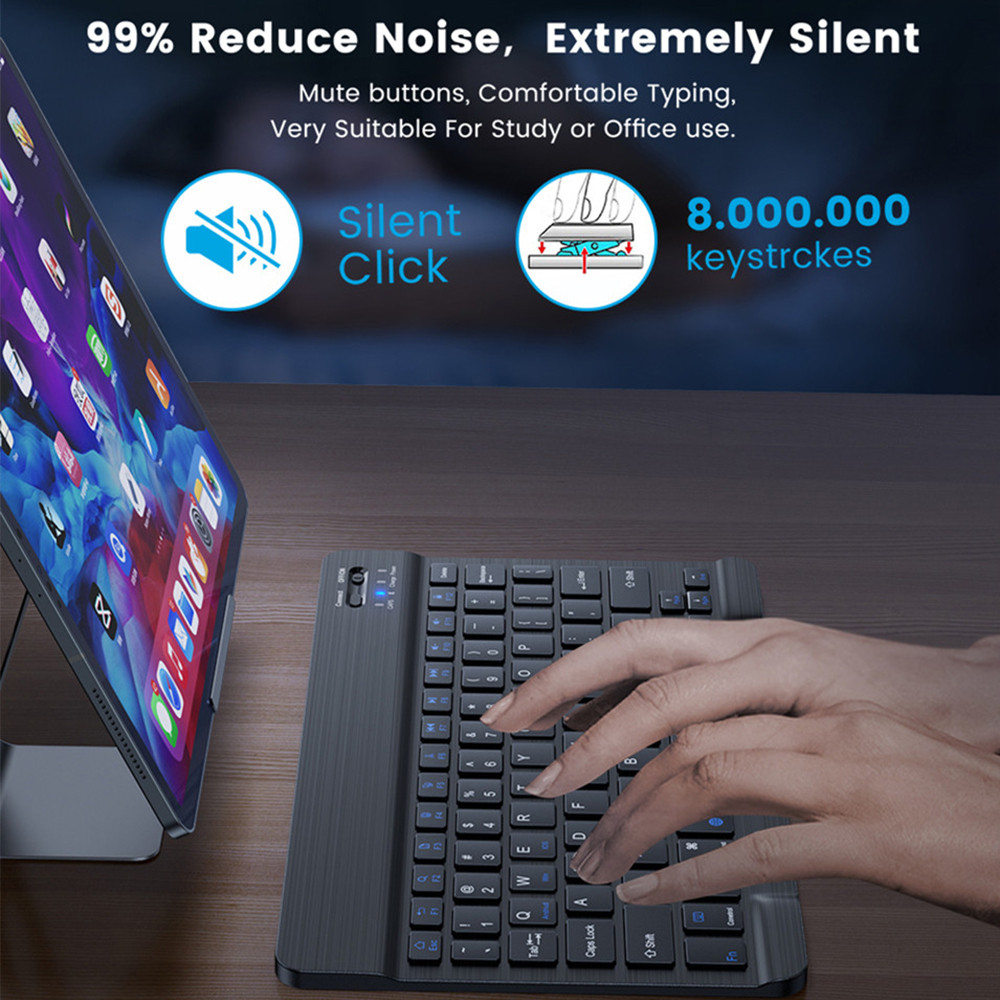 لوحة مفاتيح صغيرة لاسلكية تعمل - مراجعة Gaming Keyboard Wireless وسعره