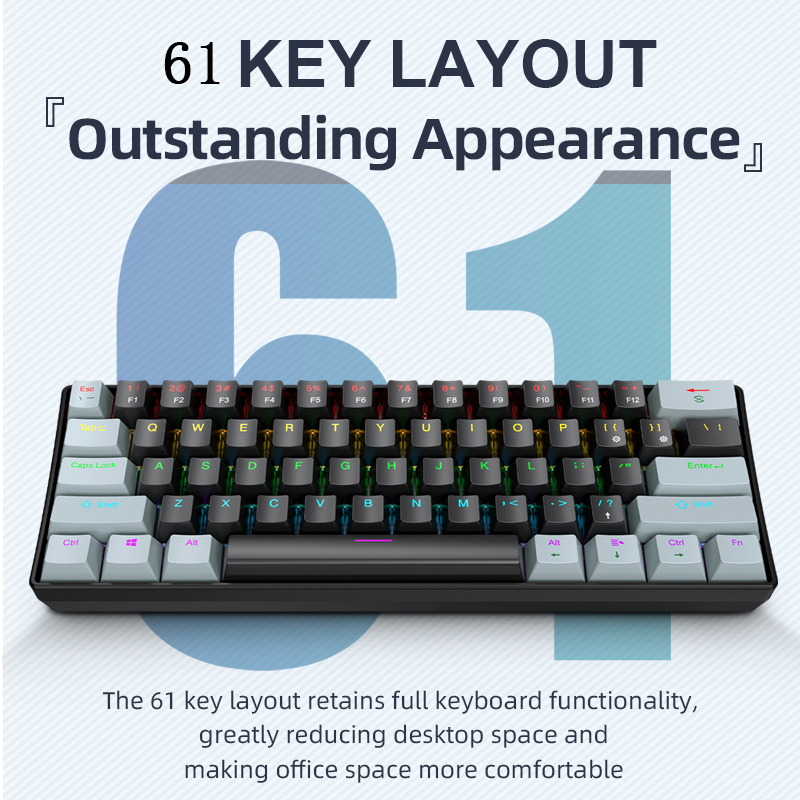 لوحة مفاتيح ألعاب ميكانيكية سل - مراجعة Gaming Keyboard Blue Switches وسعره