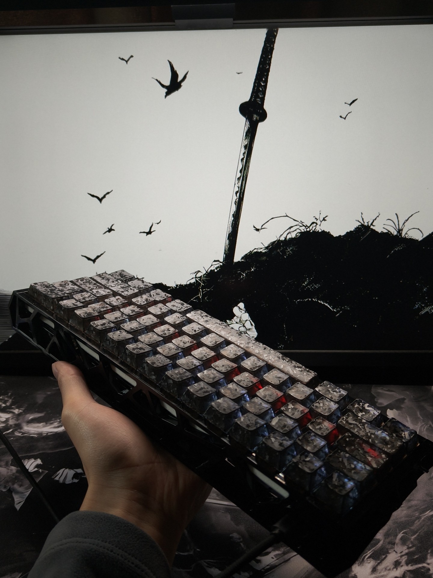 لوحة مفاتيح مخصصة للألعاب بتصم - مراجعة Gaming Keyboard No Number Pad وسعره