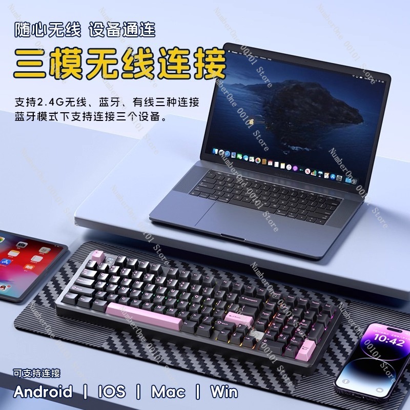 لوحة مفاتيح ميكانيكية من سبائك - مراجعة Gaming Keyboard Wireless وسعره