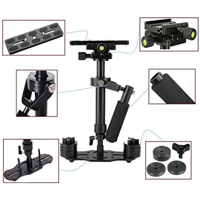 S40 يده سبائك الألومنيوم فيديو - مراجعة Stabilizer Screw In وسعره