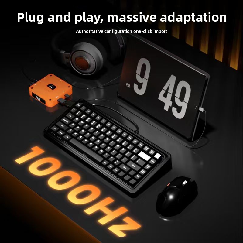 محول لوحة مفاتيح وماوس Aimzeni - مراجعة Gaming Keyboard And Mouse Converter For Mobile وسعره