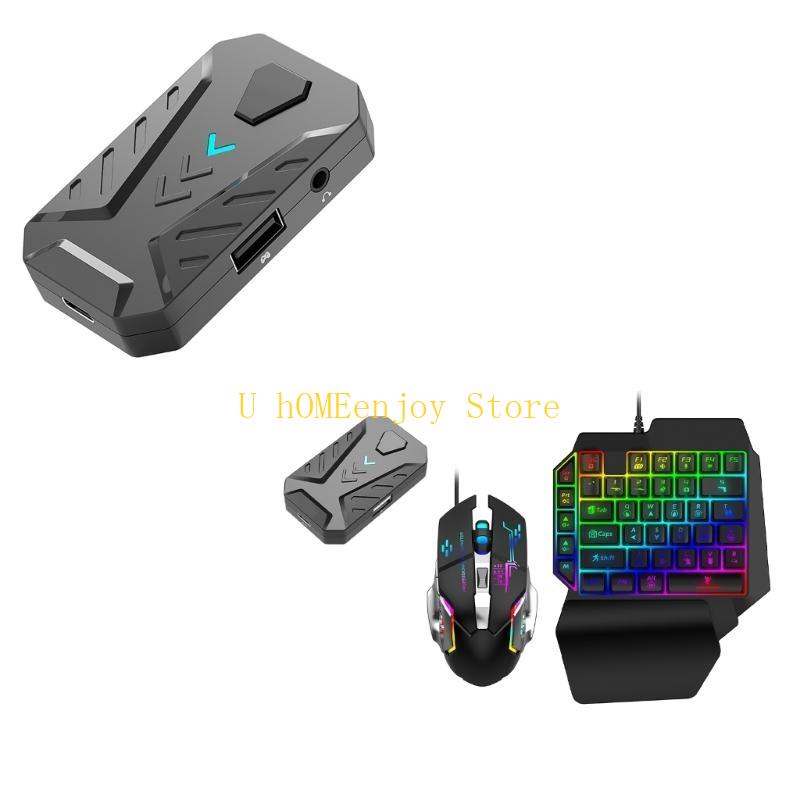 محول لوحة مفاتيح وماوس للألعاب - مراجعة Gaming Keyboard And Mouse Converter For Mobile وسعره