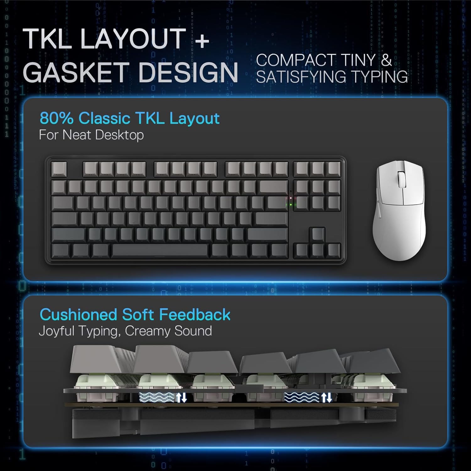 Redragon K707 PRO GB 80% طوقا  - مراجعة Gaming Keyboard No Noise وسعره
