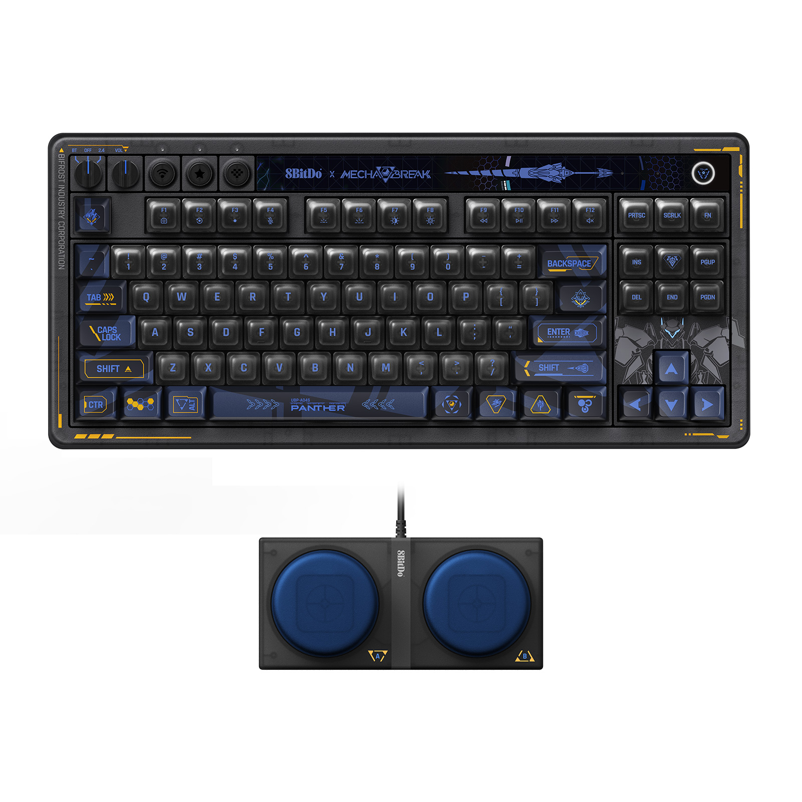 لوحة مفاتيح ميكانيكية 8BitDo R - مراجعة Gaming Keyboard Bluetooth وسعره
